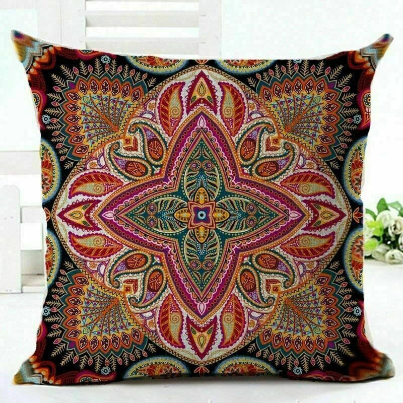 Cover 18" Case / Vintage Cushion pillow Boho Sofa Pattern