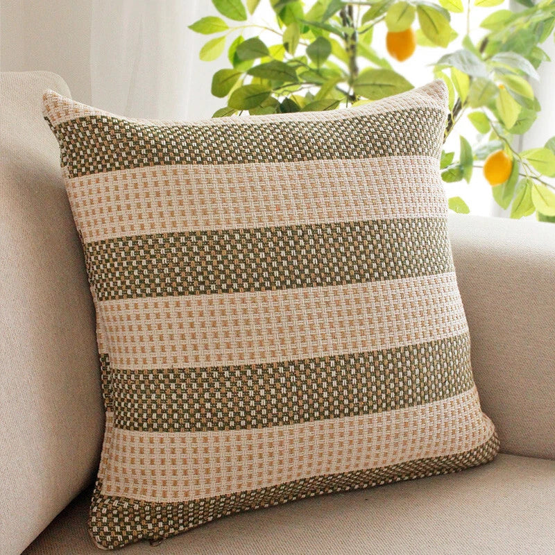 18"x18" Cotton Fabric Throw Pillow Covers Sofa Bed Cushion Cover Case Decorative