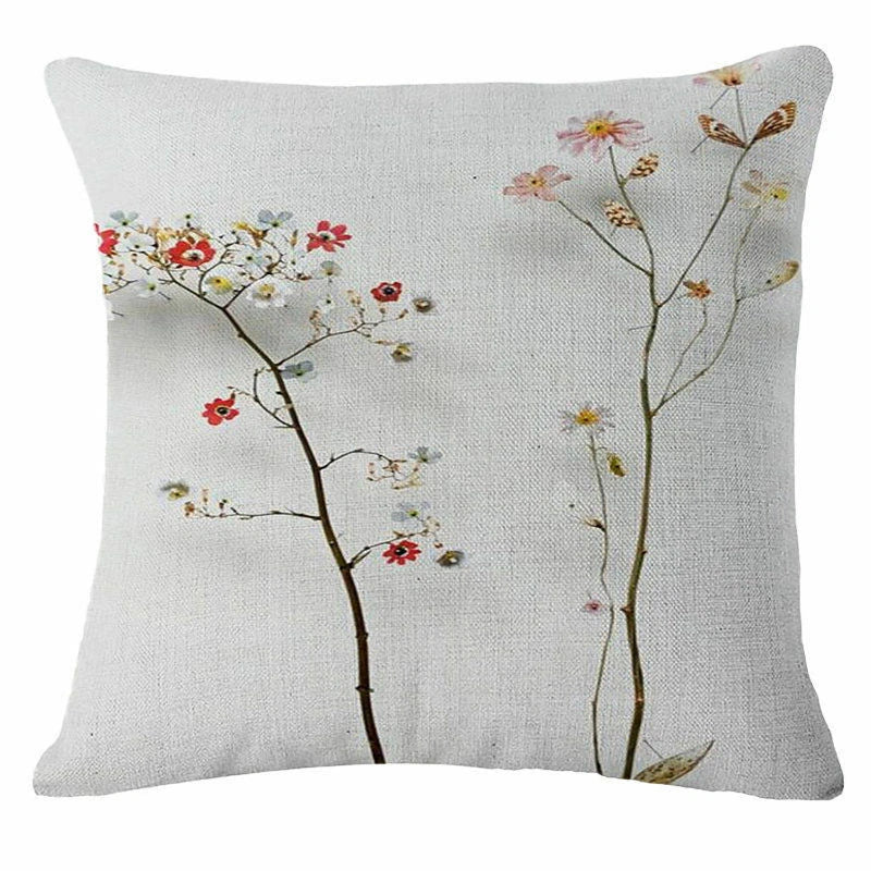 Flower Fresh Pillow Case Sofa Waist Throw Cushion Cover Home Decor