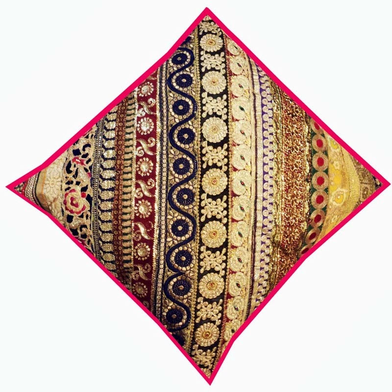 30" Patchwork Cotton Cushion Cover Decorative Throw Pillow Cover For Sofa/Bed