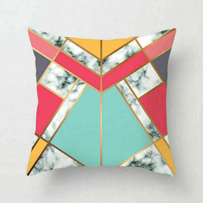 18inch Geometric Polyester Throw Pillow Cases Sofa Home Cover Cushion Decoration