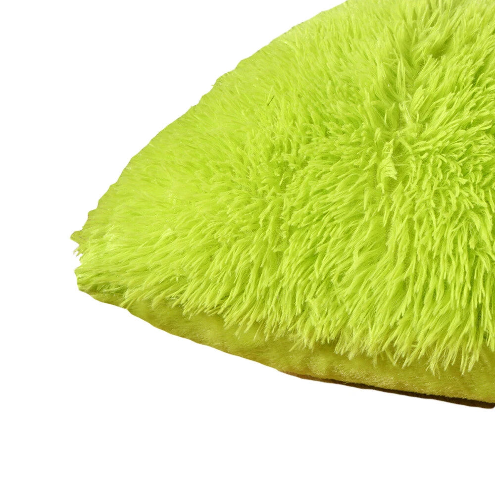 Soft Velvet Solid Cushion Cover Home Office Bed Sofa Car Throw Pillow Case 17’’