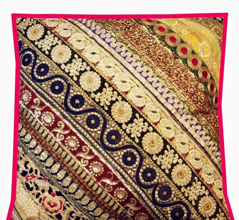 30" Patchwork Cotton Cushion Cover Decorative Throw Pillow Cover For Sofa/Bed