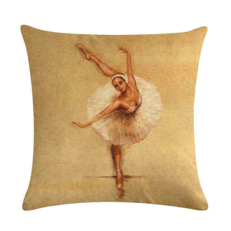Decor Cushion Sofa Pillow Cover Cover Case Home Girl 18"*18" Pillow Dance