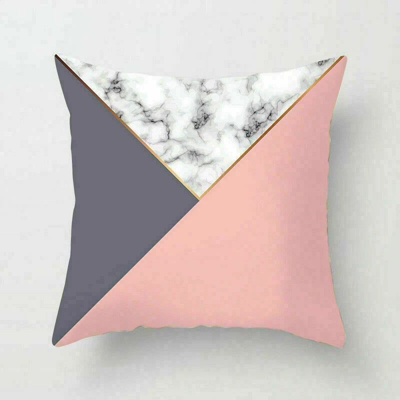 18inch Geometric Polyester Throw Pillow Cases Sofa Home Cover Cushion Decoration