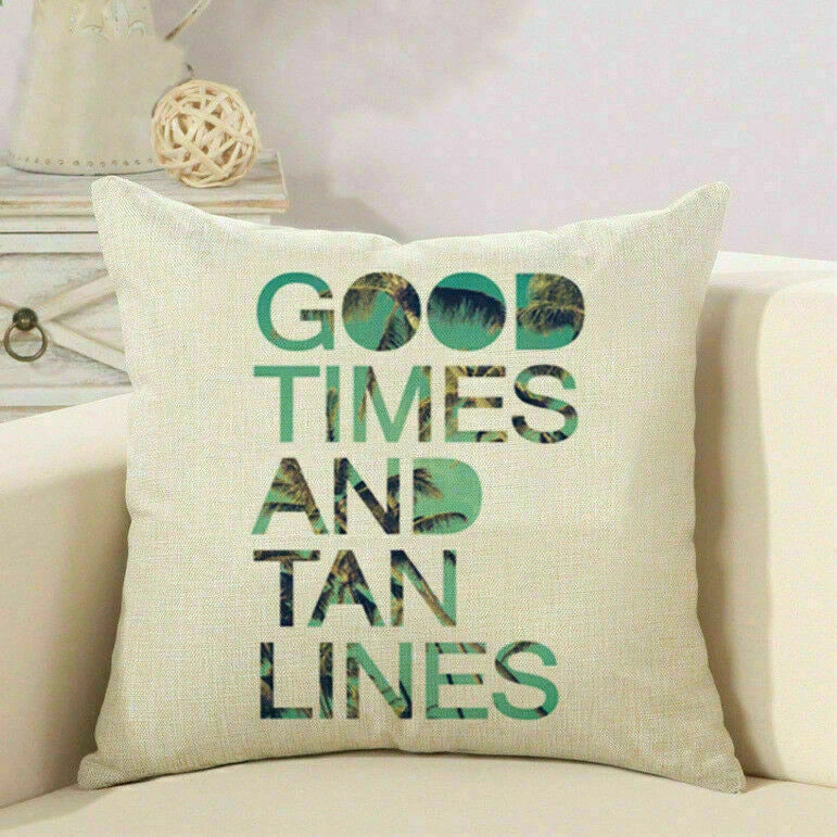 Cushion Pillow Throw Square Waist Home Case Sofa Cover Decorative