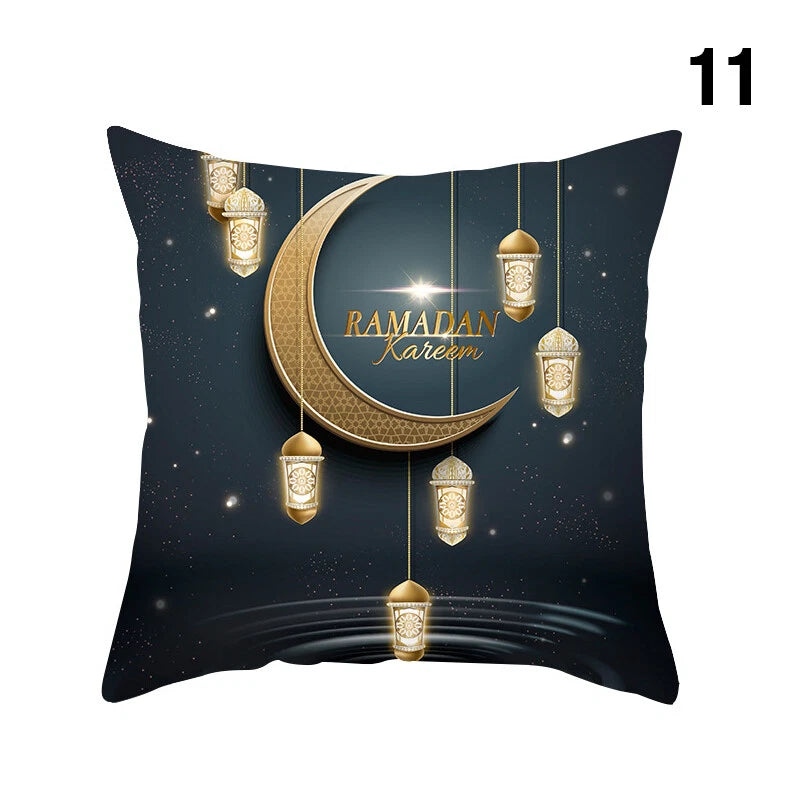 2X Cushion Cover Pillow Case Sofa Ramadan Bedroom Home Decorative Pillowcase