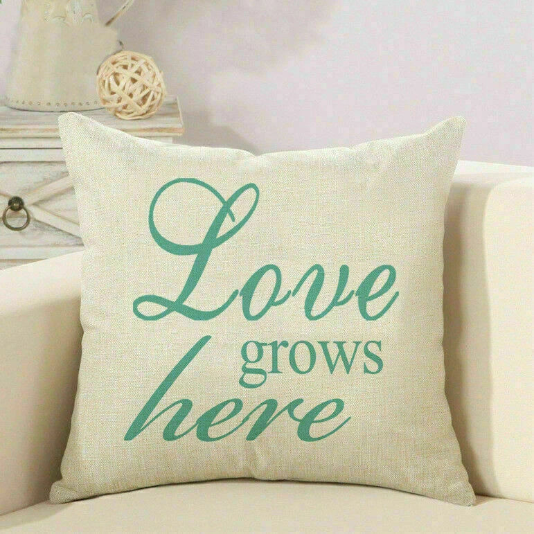 Cushion Pillow Throw Square Waist Home Case Sofa Cover Decorative