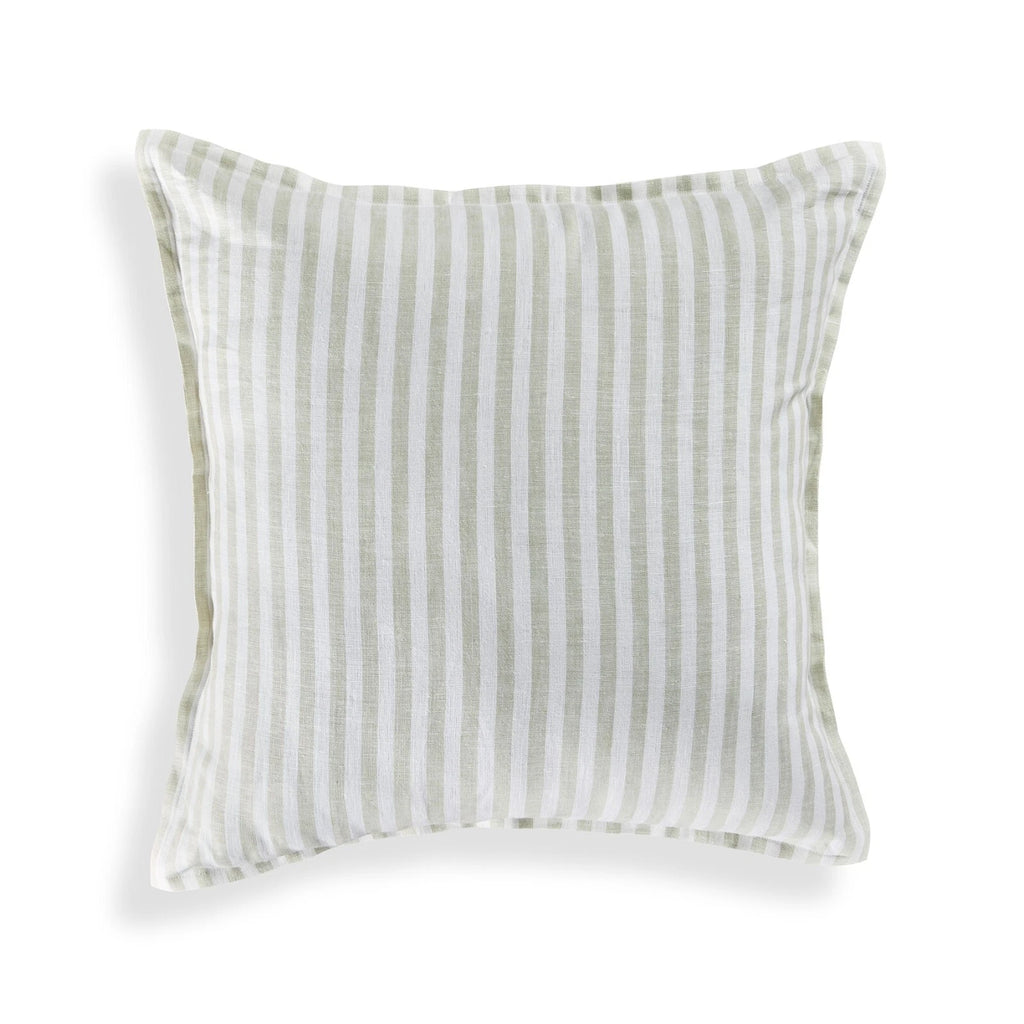 Solino Home Square Linen Pillow Cover for Cushion Couch, Sofa Bed, Santa Barbara