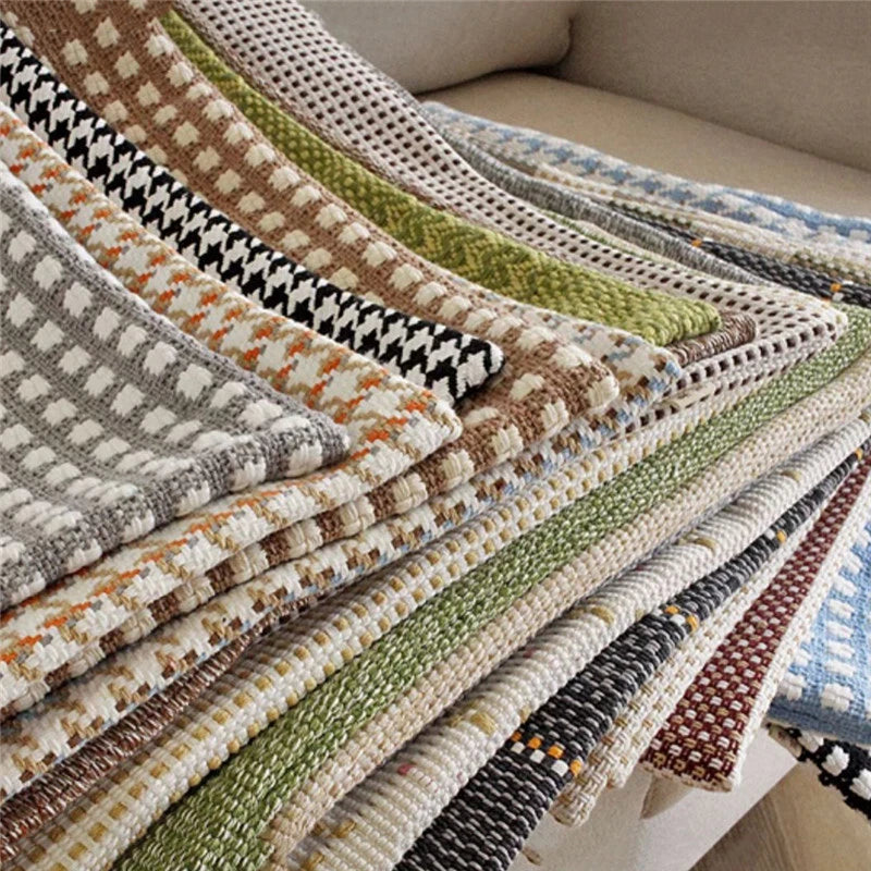 18"x18" Cotton Fabric Throw Pillow Covers Sofa Bed Cushion Cover Case Decorative