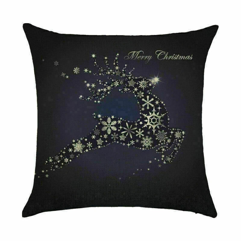 Pillow Christmas Case Sofa Car Throw Home Cover Cushion Decor Santa