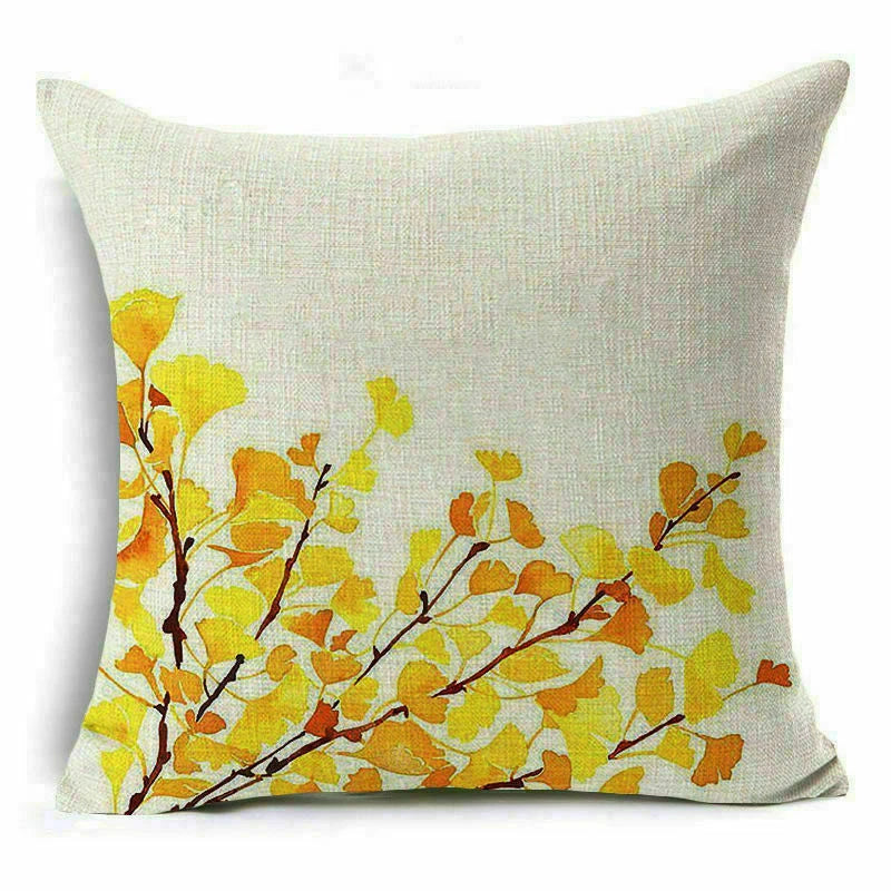 Throw Pillow Fashion Flower Tree  Case Sofa Home Cover Cushion Decor