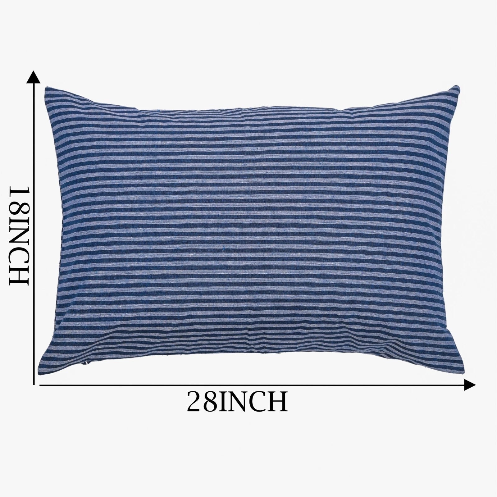 Cotton Throw Pillow Cover Striped Cushion Case Covers Home Sofa Decor 18 x 28"