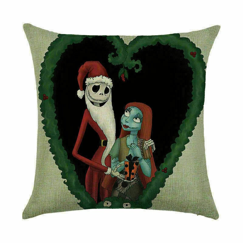 Pillow Christmas Case Sofa Car Throw Home Cover Cushion Decor Santa
