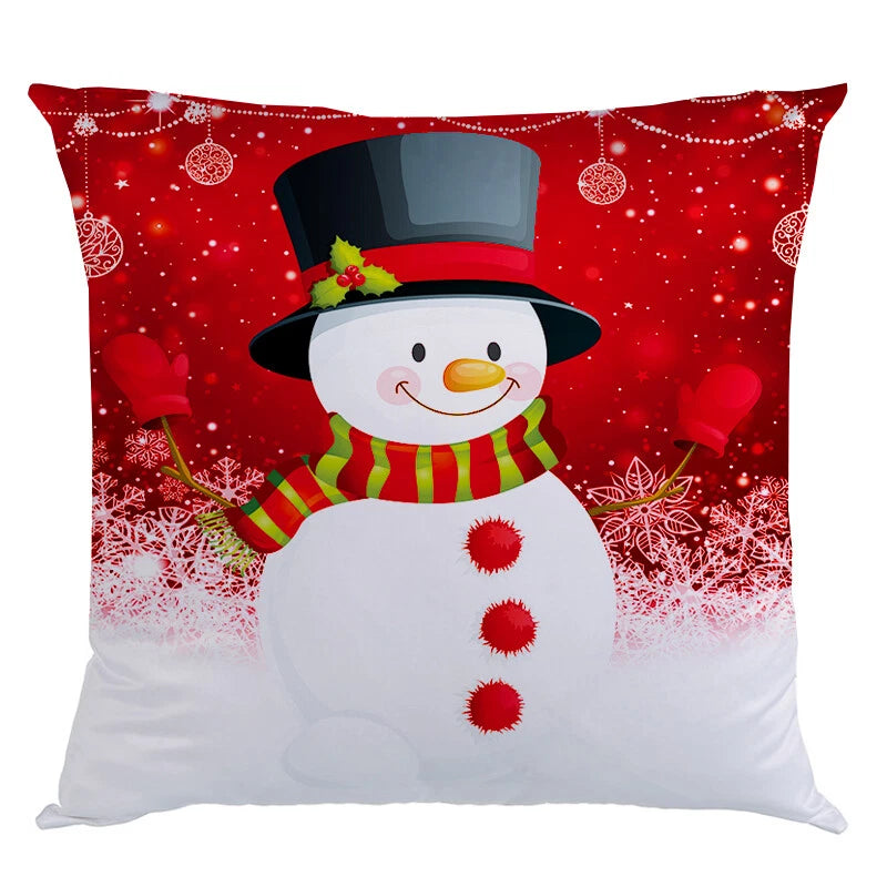 18"x18" Christmas Pillow Covers Cushion Covers Decoration Holiday Decor for Sofa