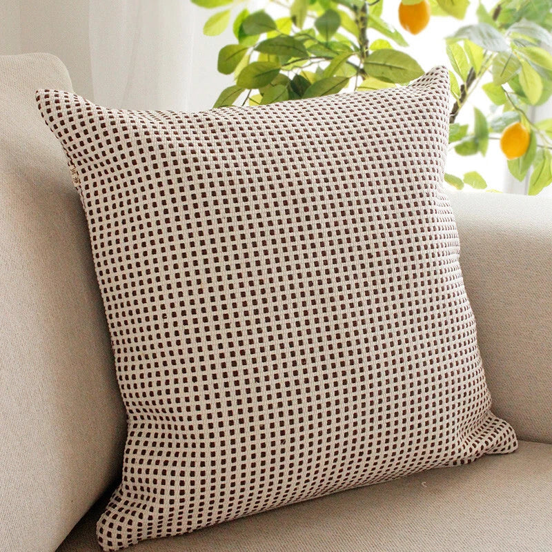 18"x18" Cotton Fabric Throw Pillow Covers Sofa Bed Cushion Cover Case Decorative