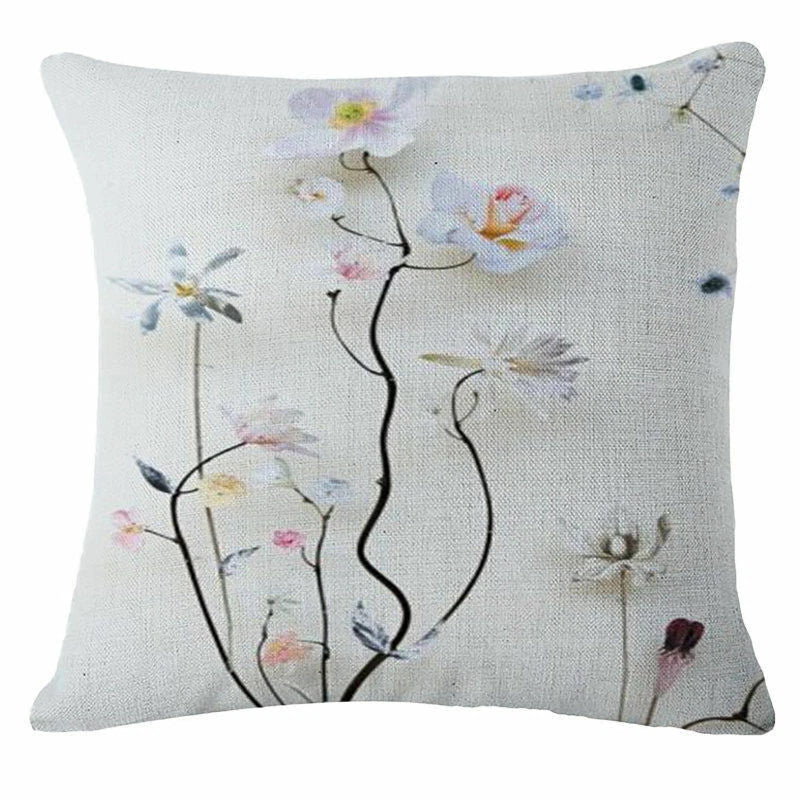 Flower Fresh Pillow Case Sofa Waist Throw Cushion Cover Home Decor