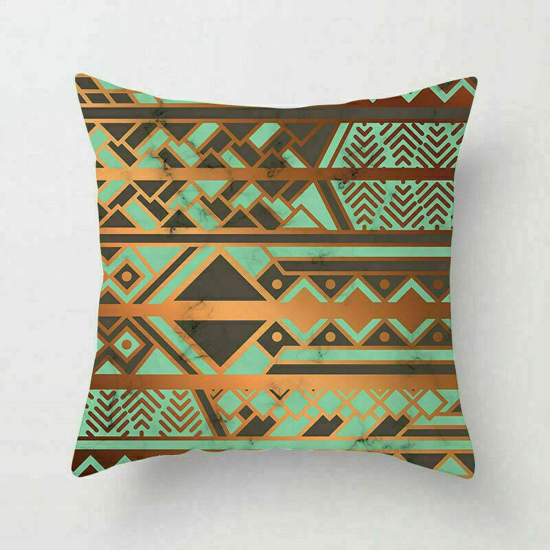 18inch Geometric Polyester Throw Pillow Cases Sofa Home Cover Cushion Decoration