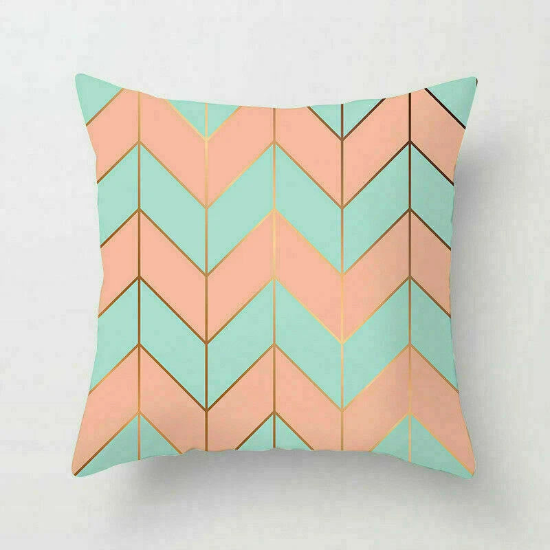 18inch Geometric Polyester Throw Pillow Cases Sofa Home Cover Cushion Decoration