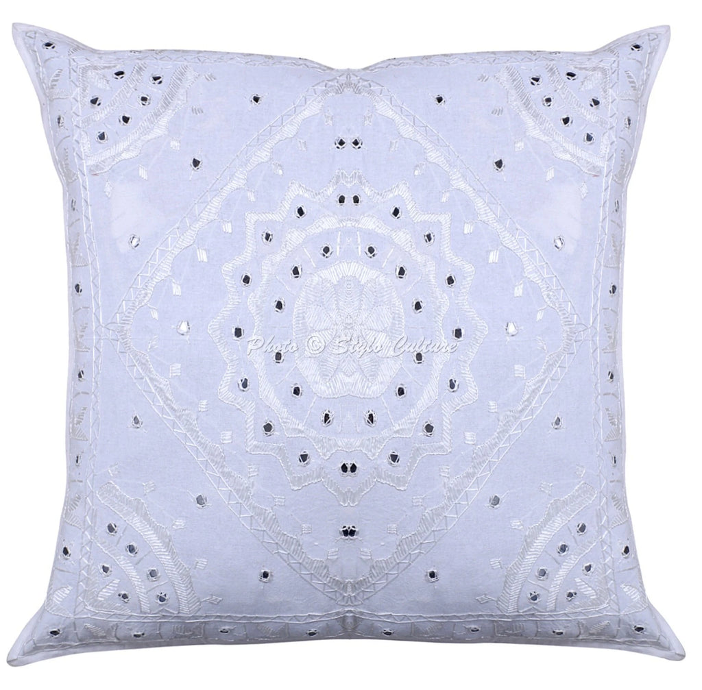 Decorative Home Decor 60 x 60 cm Boho Cushion Cover Embroidered Sofa Pillow Case
