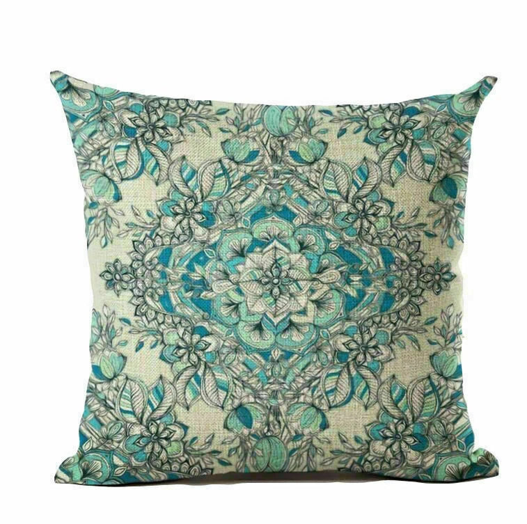 Cover 18" Case / Vintage Cushion pillow Boho Sofa Pattern