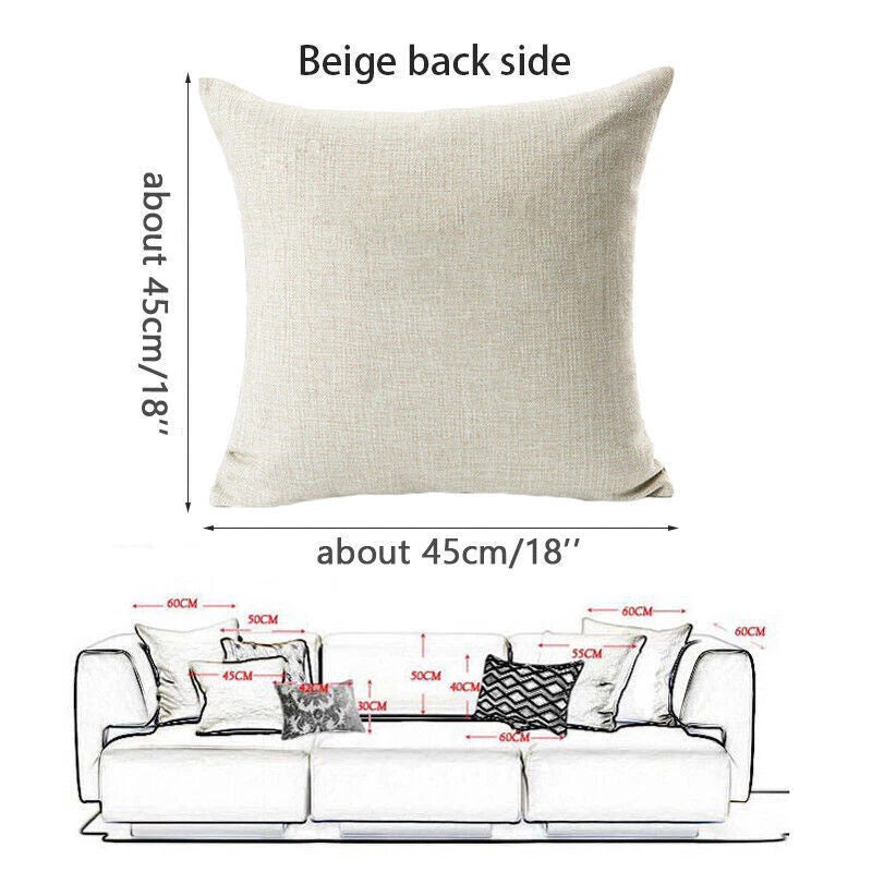 18'' 3D Animal Throw Chair Seat Pillow Case Cover Sofa Waist Cushion Cover