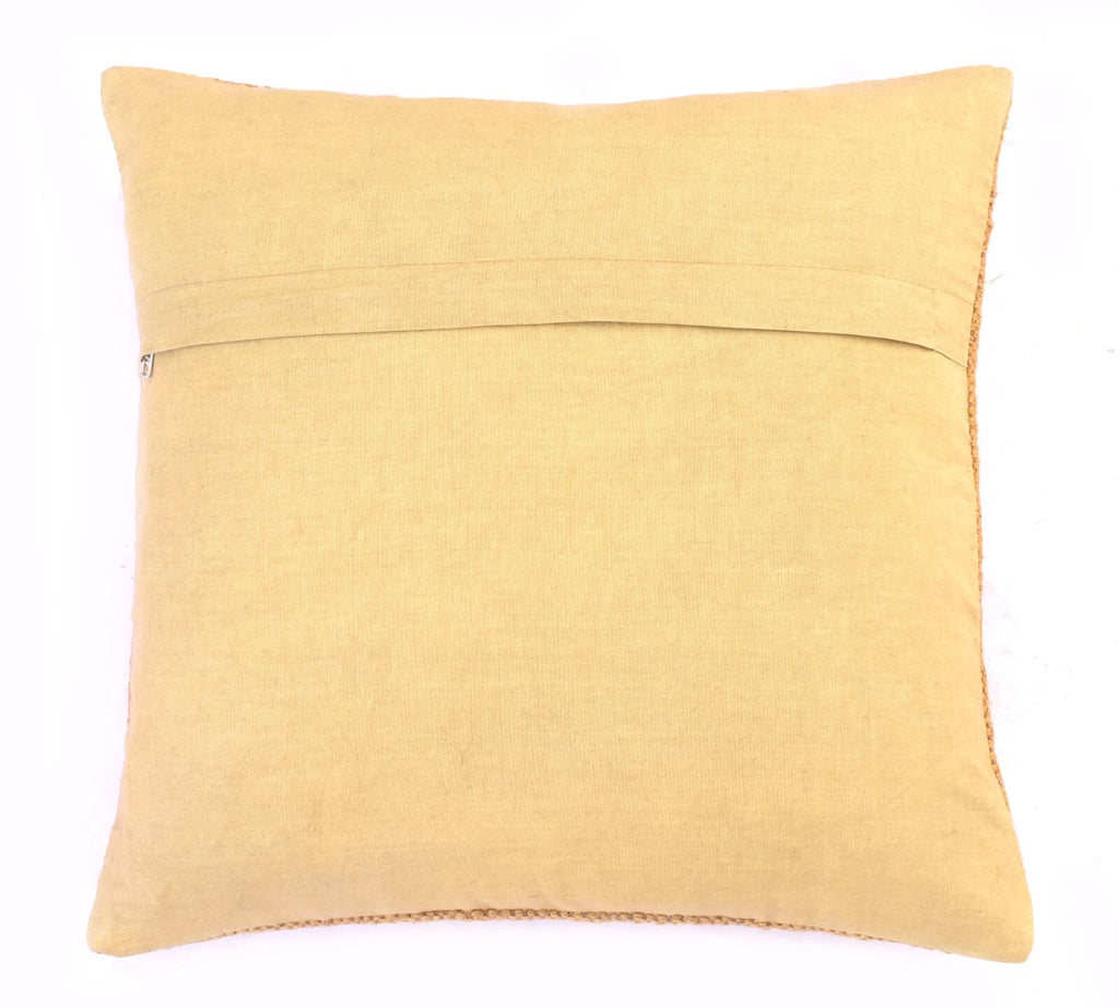 Hallway Docor Sofa Sham Pillowcase Indian Kilim Cushion Cover 2 Pc Wool jute 18"