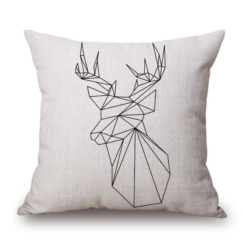 Cotton Linen Throw Pillow Cushion Cover Car Home Bed Sofa Decorative Pillowcase