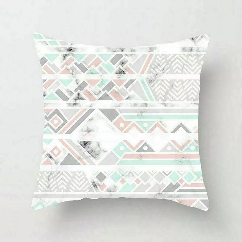 18inch Geometric Polyester Throw Pillow Cases Sofa Home Cover Cushion Decoration