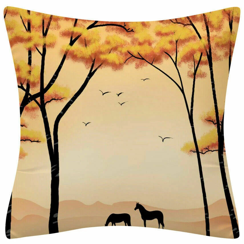 ⭐⭐18x18" Black White Throw PILLOW COVER 2-Sided Decorative Sofa Bed Cushion Case