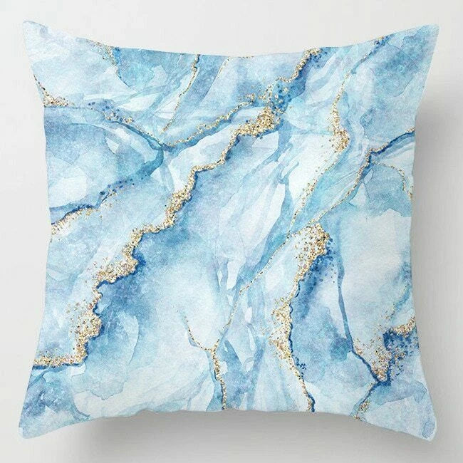 45*45cm Geometric Marble Pillowcover Sofa Decor Pillowcase Bedroom Cushion Cover