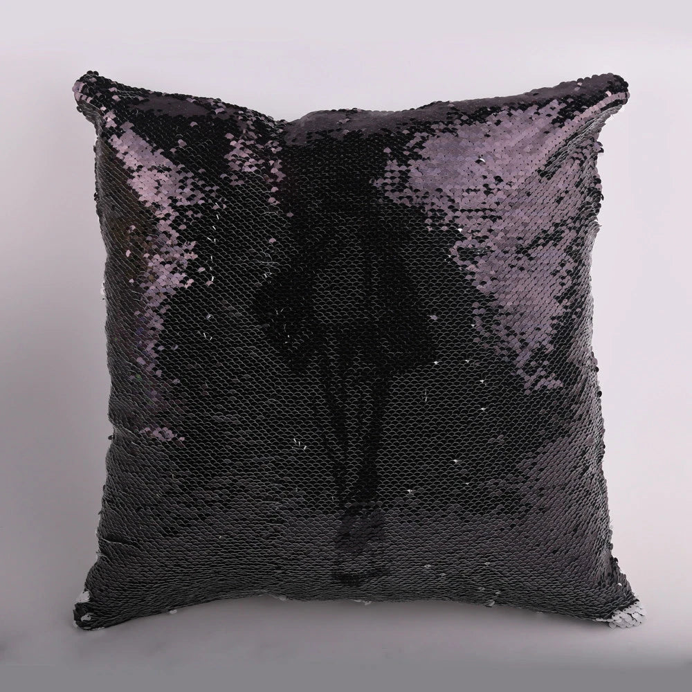 50Pcs Sublimation Blank Reversible Sequin Pillow Case Throw Cushion Cover 16x16"