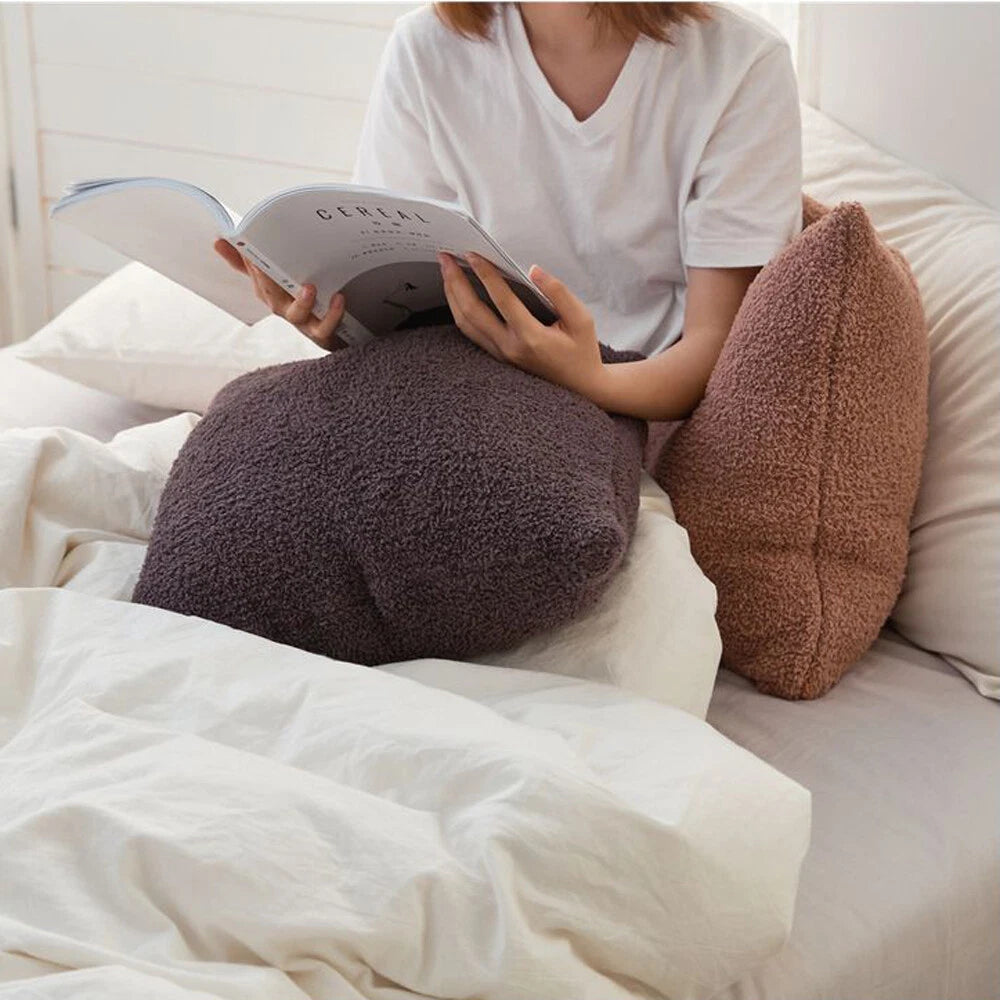 Sofa Bed Knitted Pillowcase Square Tassel Throw Waist Cushion Covers Chair Decor