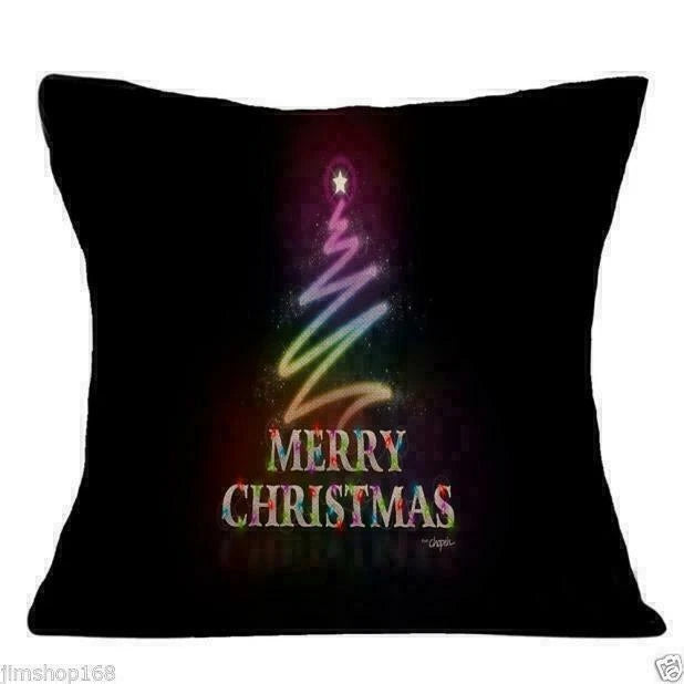 Cover Home NEW Decor Waist Pillow Case Cushion Sofa Christmas