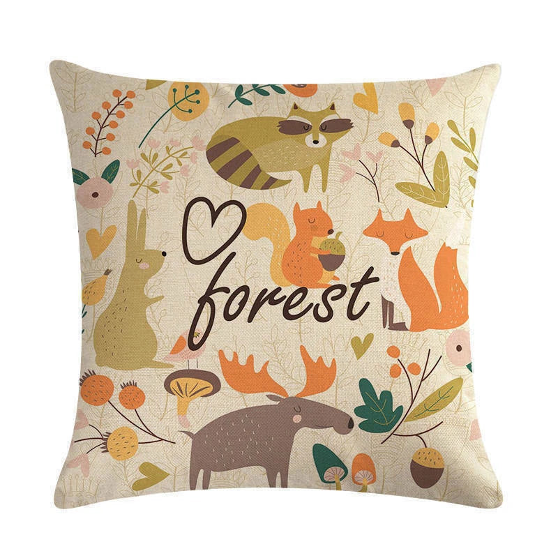 Cushion Pillow Throw Square Waist Home Case Sofa Cover Decorative