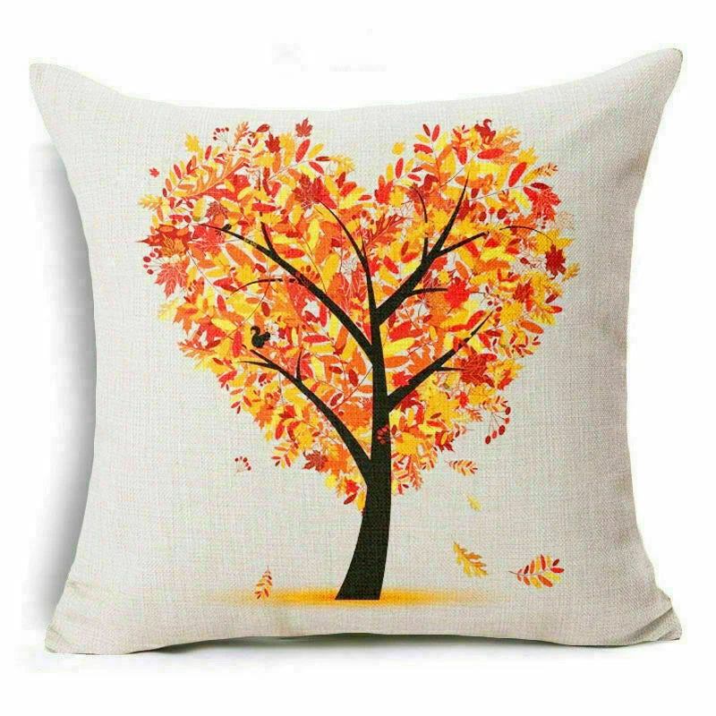 Throw Pillow Fashion Flower Tree  Case Sofa Home Cover Cushion Decor