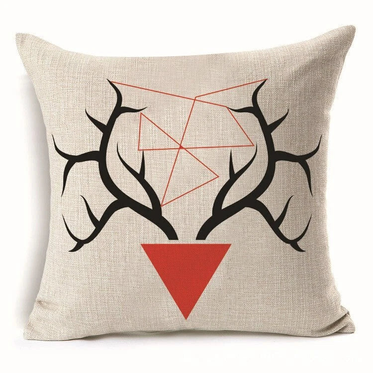Cotton Linen Throw Pillow Cushion Cover Car Home Bed Sofa Decorative Pillowcase
