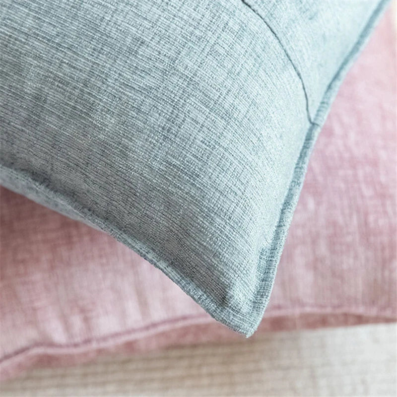 22x22in Chenille Fabric Throw Pillow Covers Sofa Bed Cushion Case Home Decor