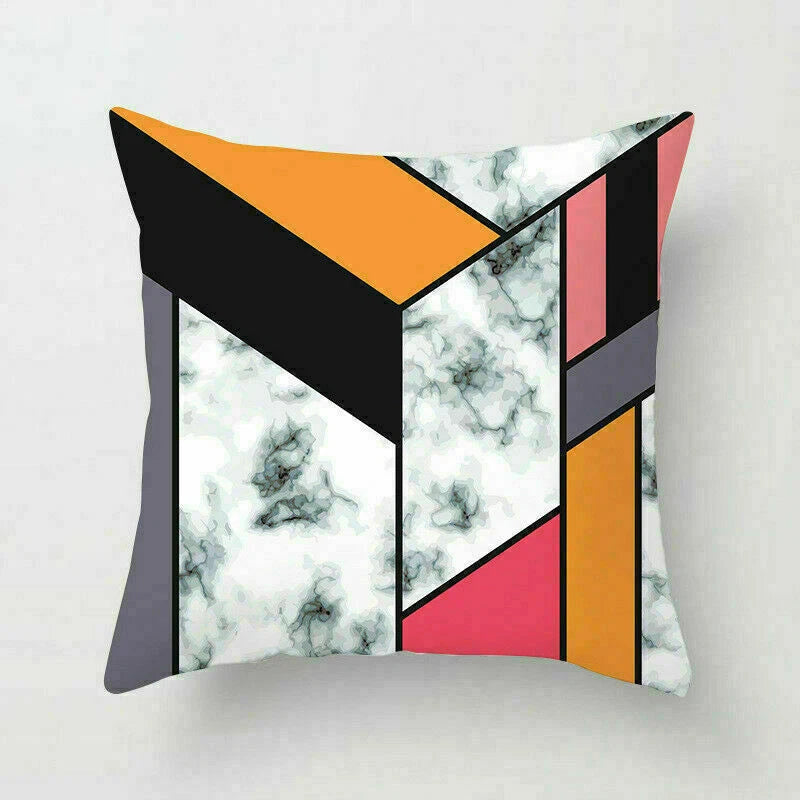 18inch Geometric Polyester Throw Pillow Cases Sofa Home Cover Cushion Decoration