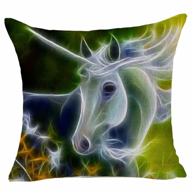 18'' 3D Animal Throw Chair Seat Pillow Case Cover Sofa Waist Cushion Cover