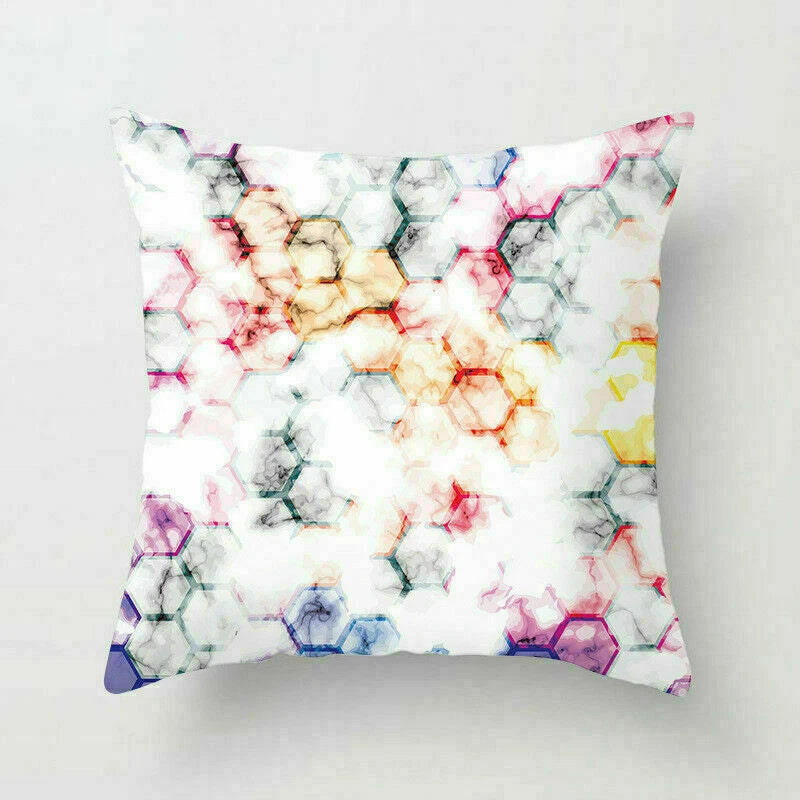 18inch Geometric Polyester Throw Pillow Cases Sofa Home Cover Cushion Decoration