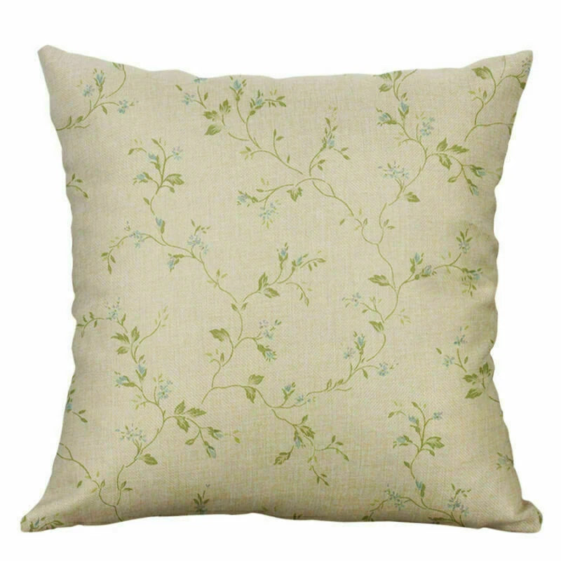 Decor case sofa pillow cover Floral cushion waist Home 18'' Retro