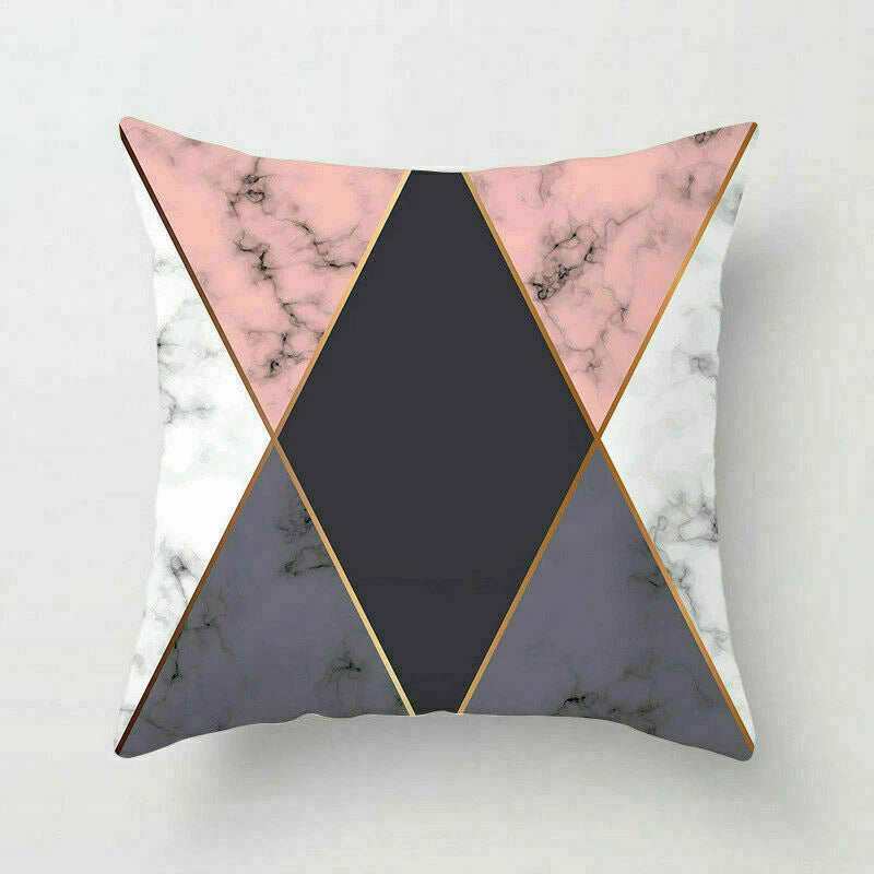 18inch Geometric Polyester Throw Pillow Cases Sofa Home Cover Cushion Decoration
