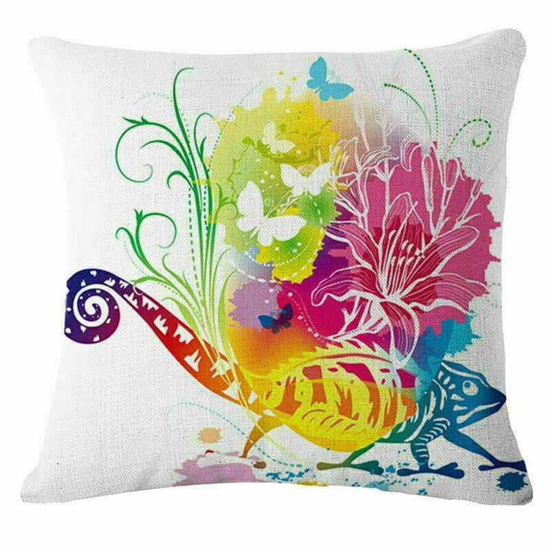Decor Cushion Throw Pillow Sofa Home Cotton Cover Animals  Case Geometric
