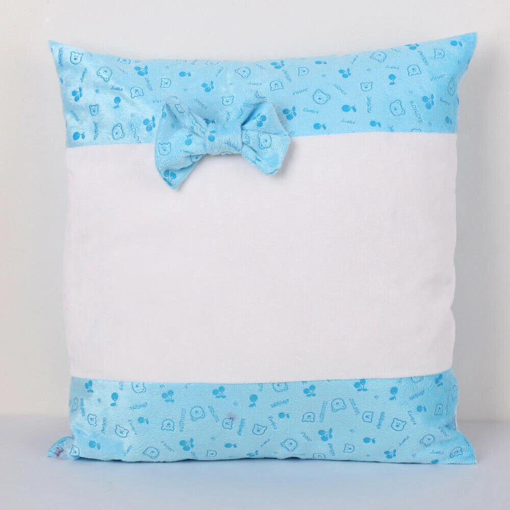 10Pcs Heart Shape Sublimation Blank Pillow Case Home Sofa Car Decor DIY Printed
