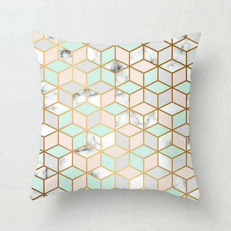 18inch Geometric Polyester Throw Pillow Cases Sofa Home Cover Cushion Decoration