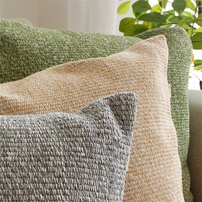 18"x18" Cotton Fabric Throw Pillow Covers Sofa Bed Cushion Cover Case Decorative