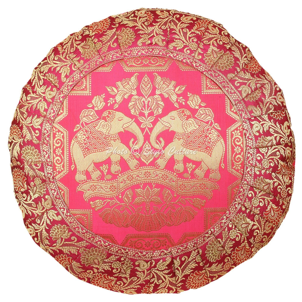 Brocade Jacquard Cushion Cover DecorativeElephant Pillow Cases For Home Decor