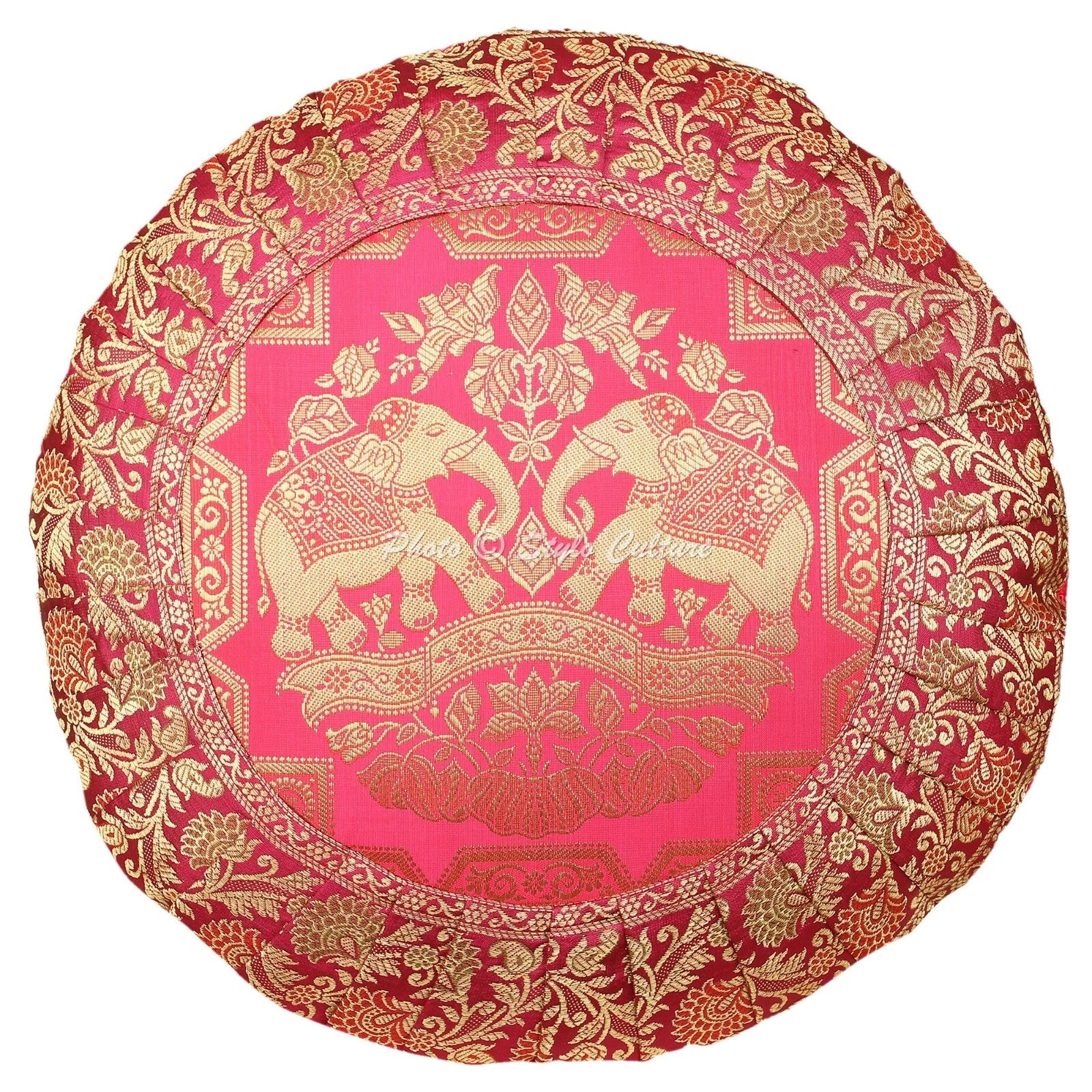 Brocade Jacquard Cushion Cover DecorativeElephant Pillow Cases For Home Decor