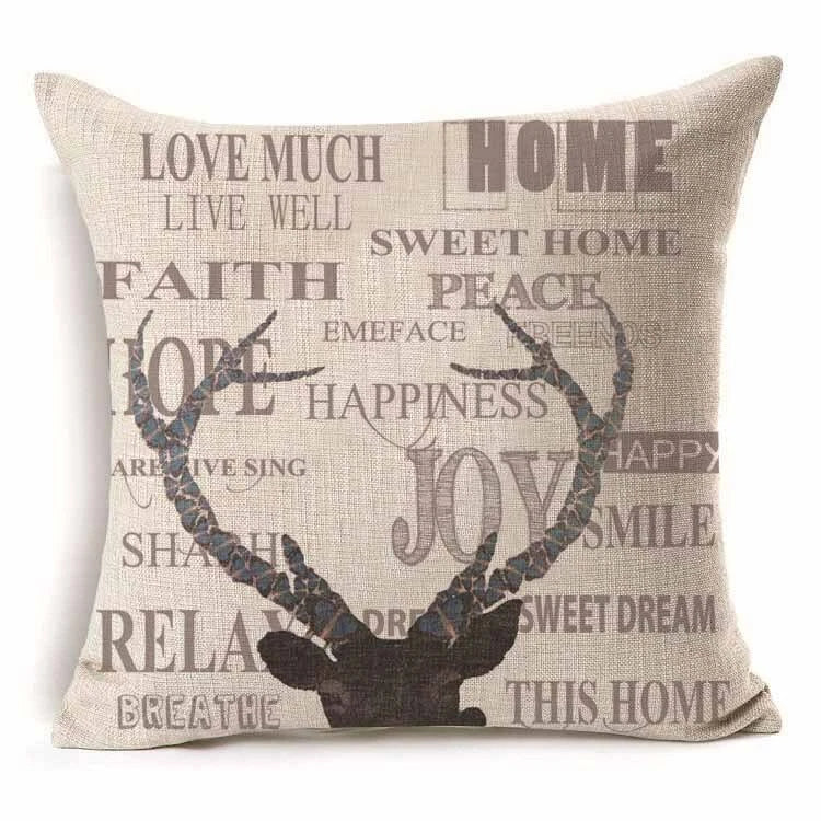 Cotton Linen Throw Pillow Cushion Cover Car Home Bed Sofa Decorative Pillowcase
